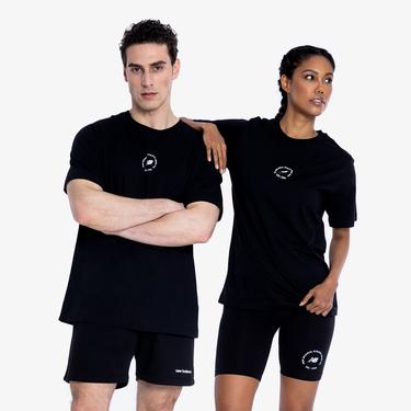  New Balance Unisex Siyah Günlük T-Shirt