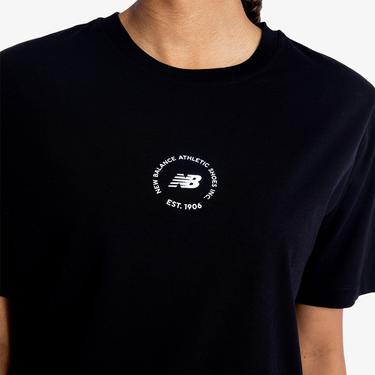  New Balance Unisex Siyah Günlük T-Shirt