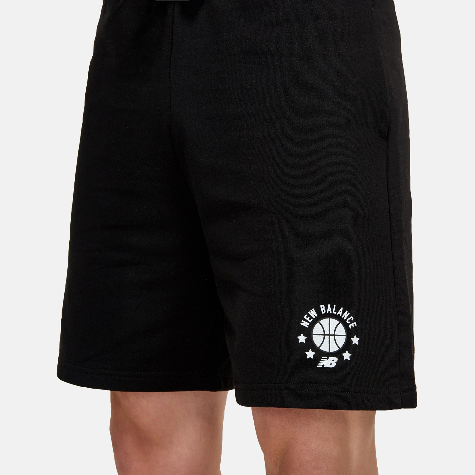 New Balance Lifestyle Erkek Siyah Günlük Şort