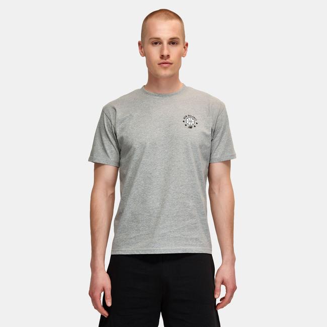 New Balance Lifestyle Erkek Gri Günlük T-Shirt