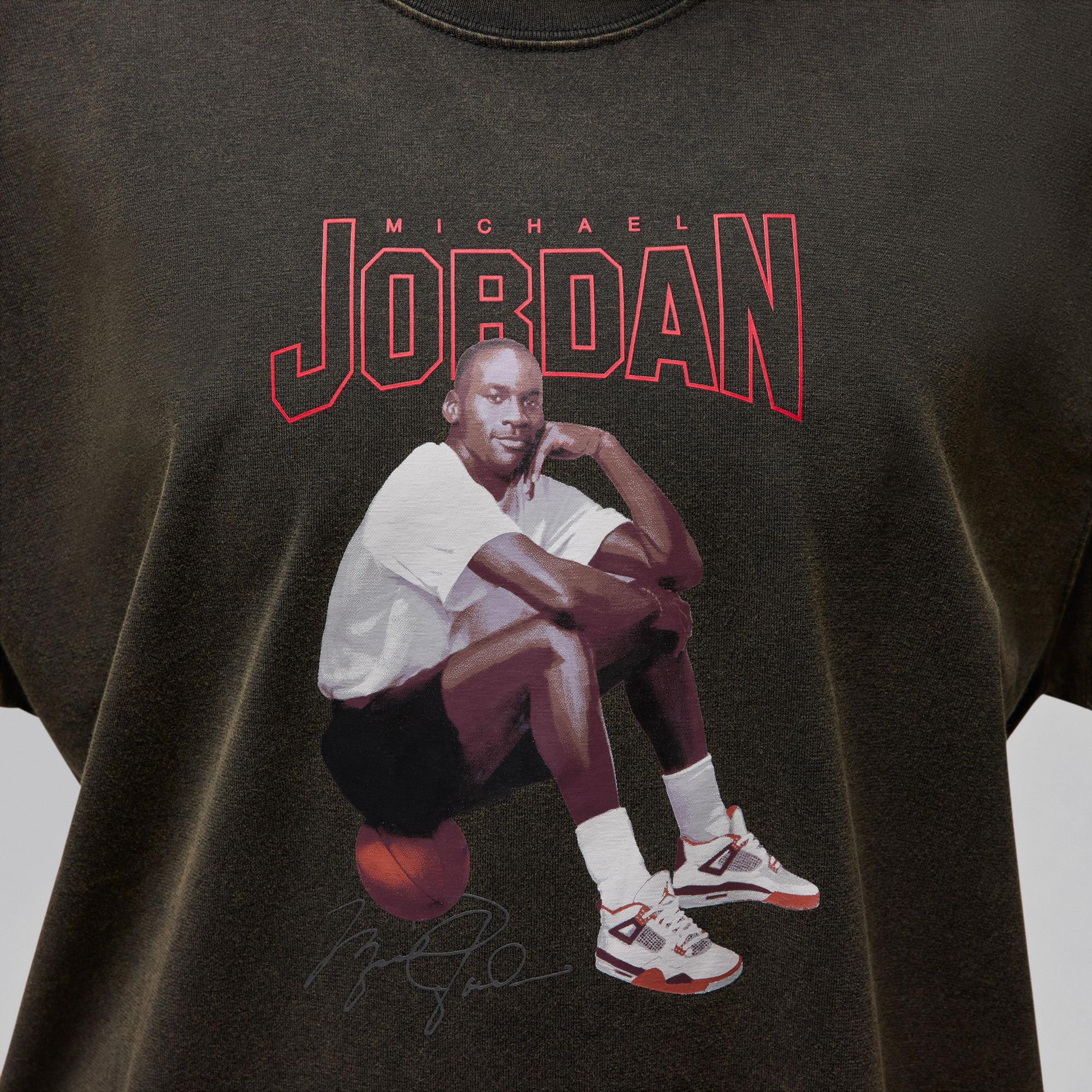 Jordan Kadın Siyah Kısa Kollu T-Shirt