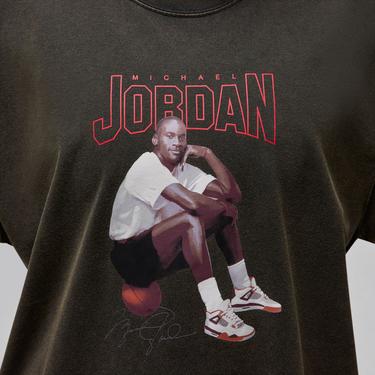  Jordan Kadın Siyah Kısa Kollu T-Shirt