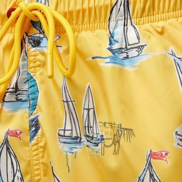  Nautica Erkek Sarı Standart Fit Mayo Şort