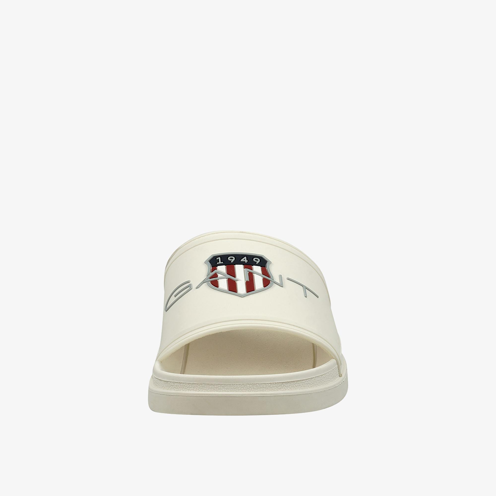 GANT Erkek Beyaz Logolu Terlik