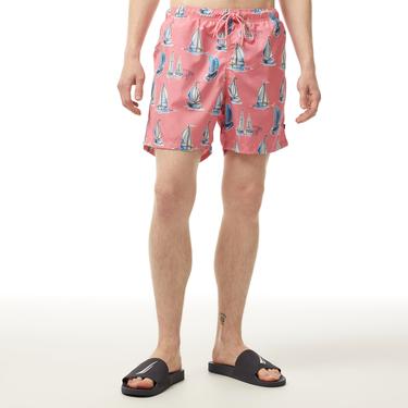  Nautica Erkek Pembe Standart Fit Mayo Şort