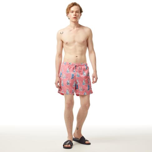  Nautica Erkek Pembe Standart Fit Mayo Şort