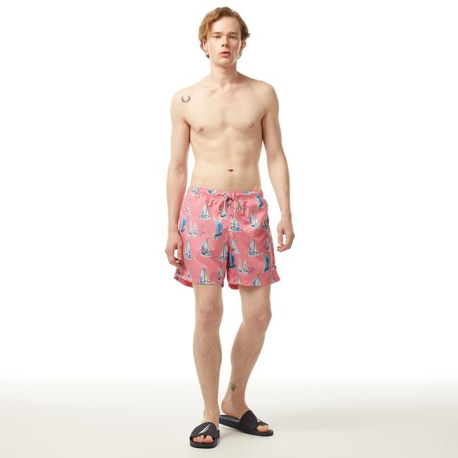  Nautica Erkek Pembe Standart Fit Mayo Şort