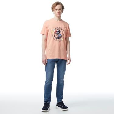  Nautica Erkek Turuncu Standart Fit T-Shirt