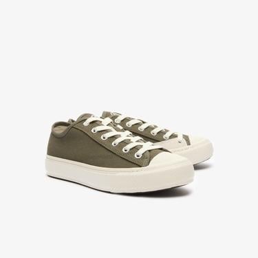 Lacoste Backcourt Erkek Haki Sneaker