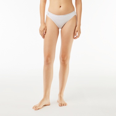  Lacoste Kadın 3'lü Renkli Külot