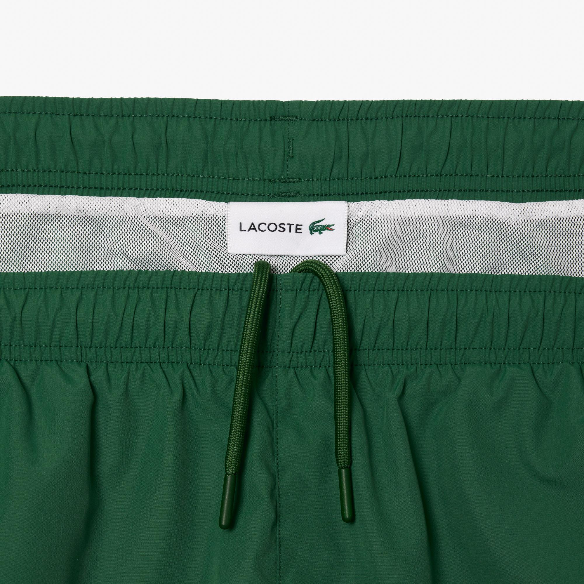 Erkek Baskılı Yeşil Mayo Şort