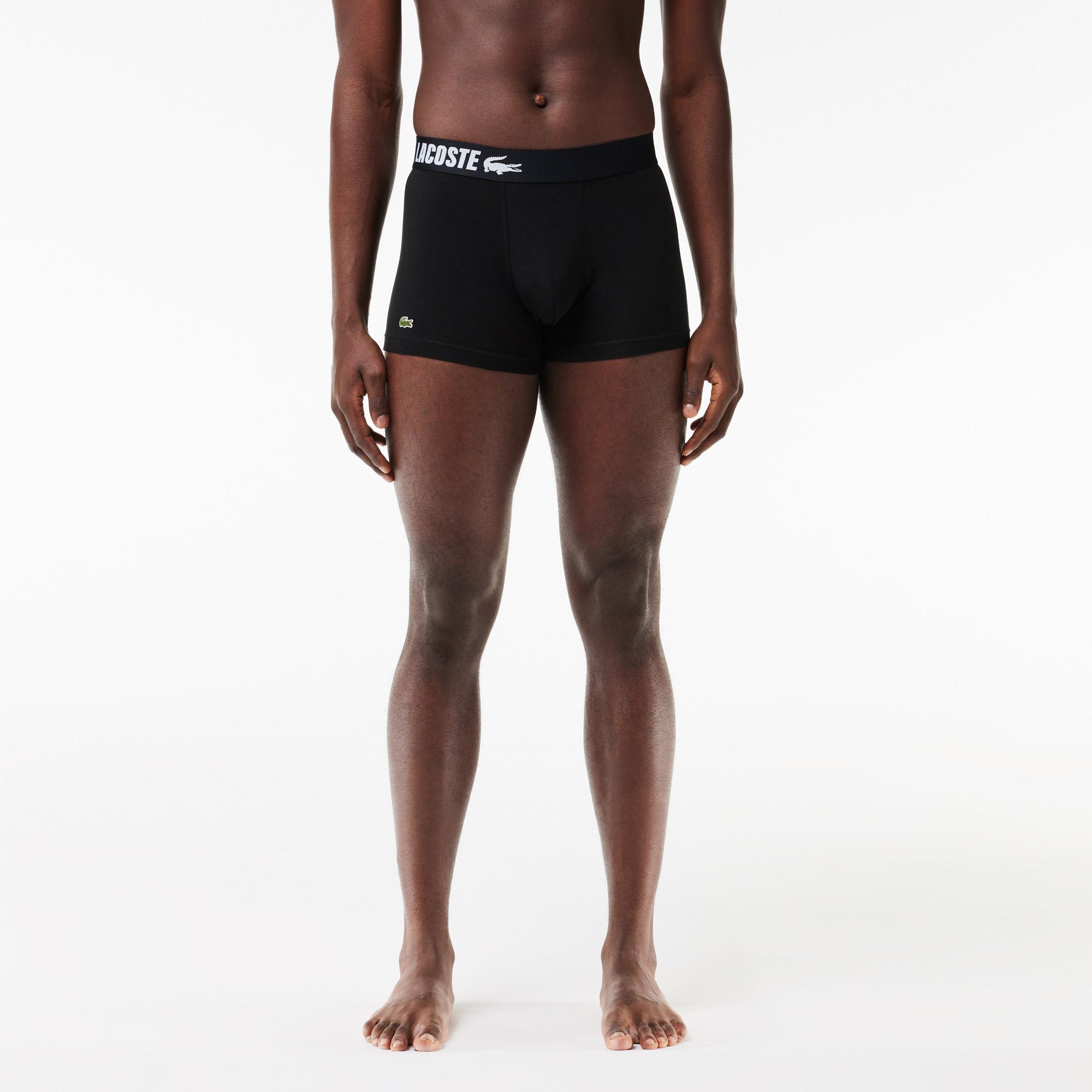 Erkek Baskılı 3'lü Siyah Boxer