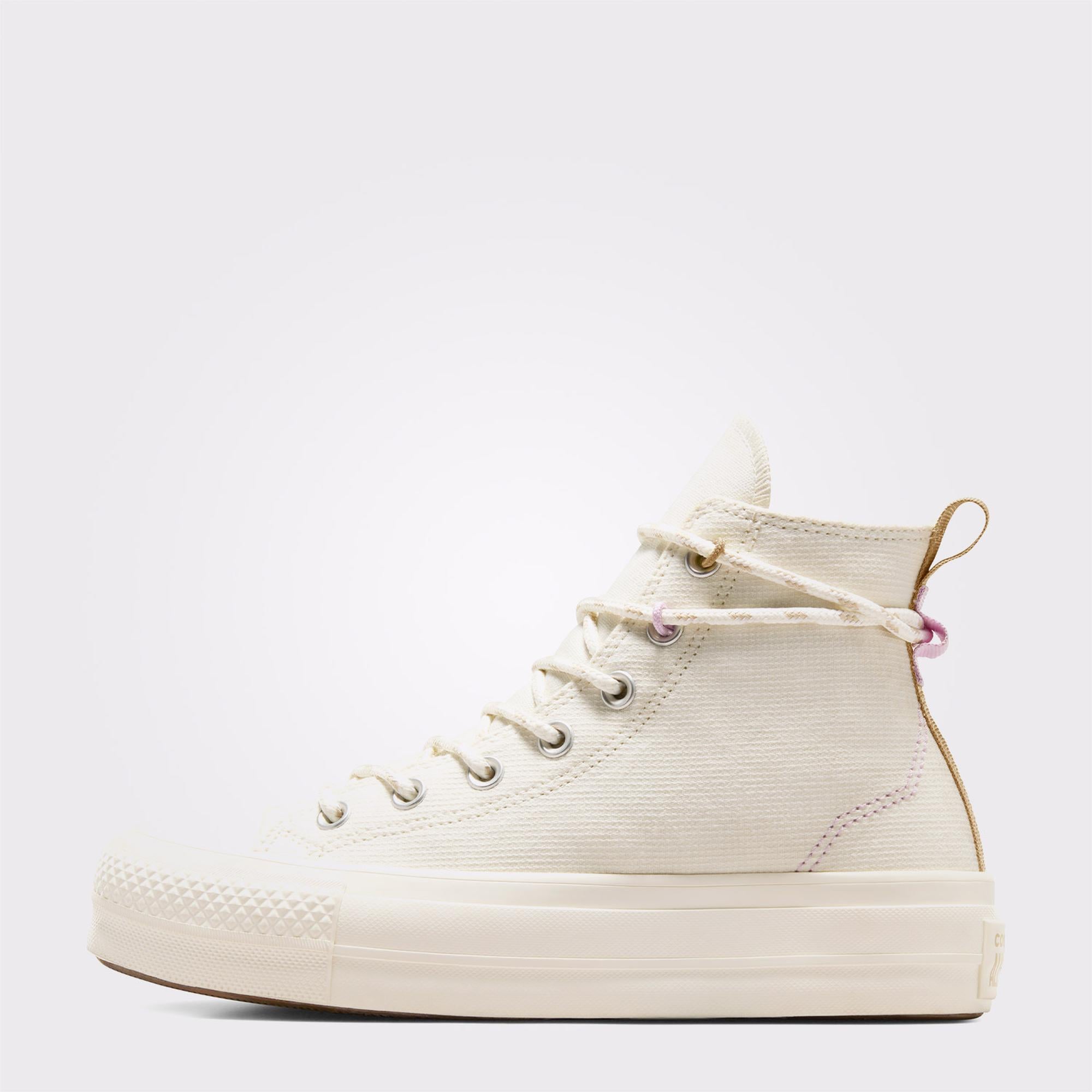 Converse Chuck Taylor All Star Lift Kadın Bej Platform Sneaker