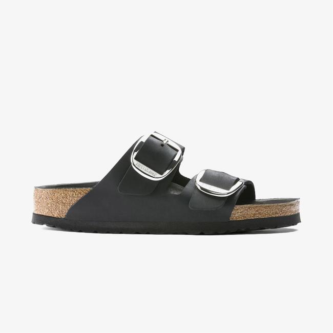  Birkenstock Arizona Big Buckle Leoi Kadın Siyah Terlik