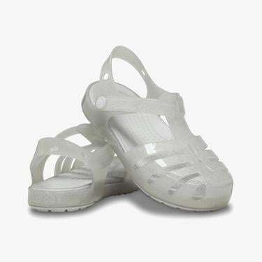 Crocs Isabella Glitter Çocuk Gri Sandalet