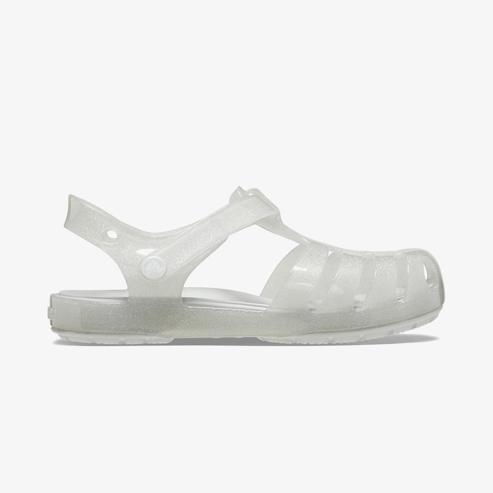 Crocs Isabella Glitter Çocuk Gri Sandalet