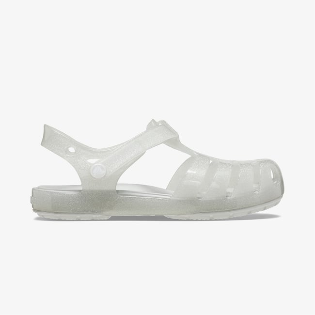  Crocs Isabella Glitter Çocuk Gri Sandalet