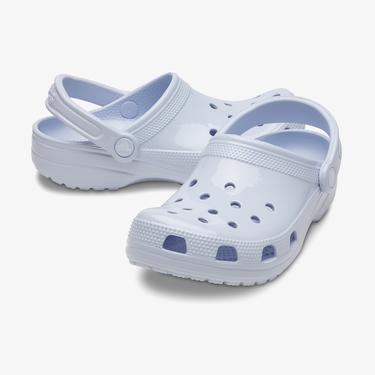  Crocs Classic High Shine Clog Kadın Mavi Terlik