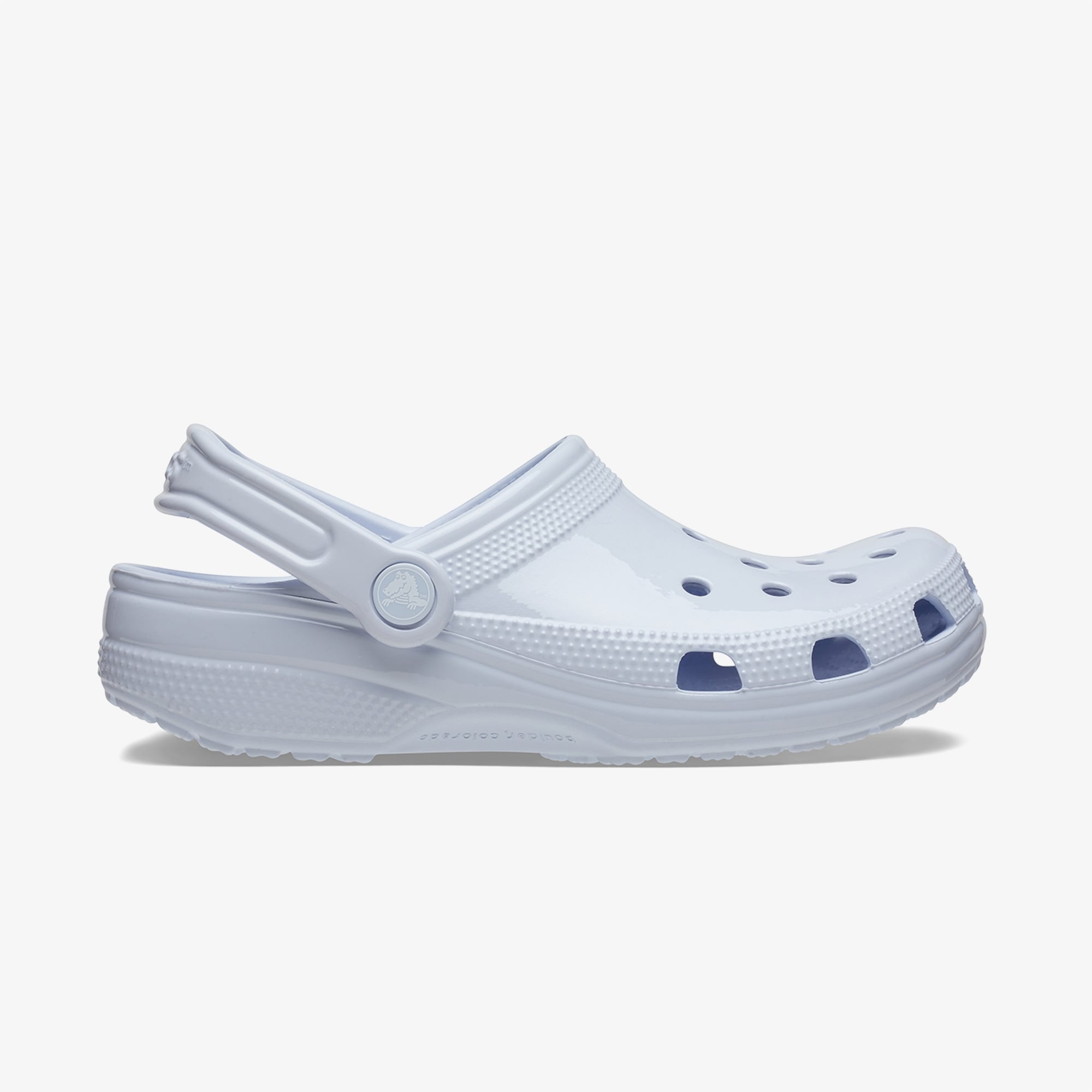  Crocs Classic High Shine Clog Kadın Mavi Terlik
