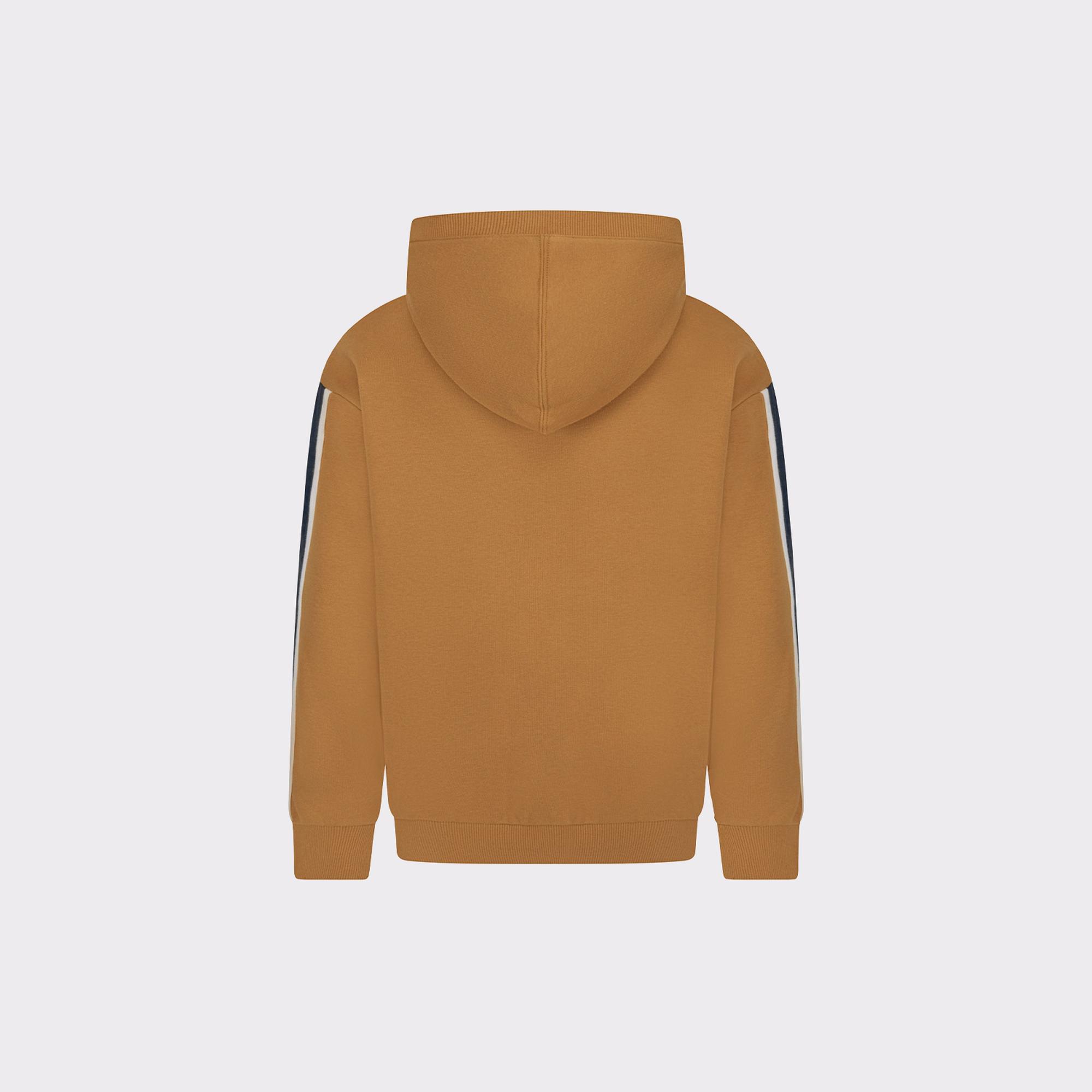 Converse Rec Club Ft Stripe Pullover Çocuk Kahverengi Hoodie