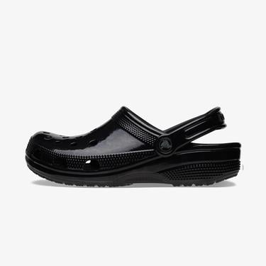  Crocs Classic High Shine Clog Kadın Siyah Terlik