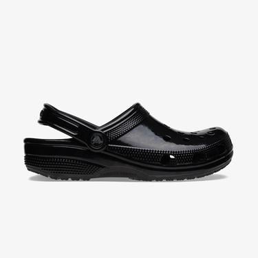  Crocs Classic High Shine Clog Kadın Siyah Terlik