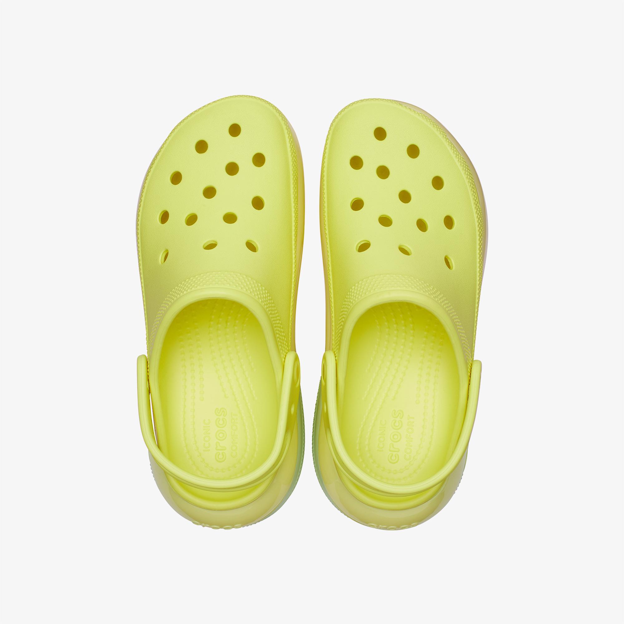 Crocs Classic Mega Crush Kadın Sarı Terlik