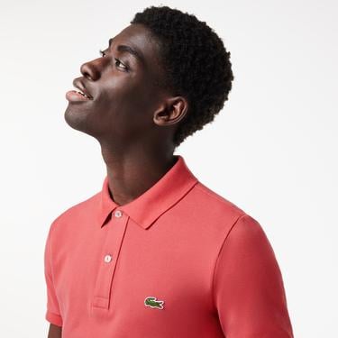  L.12.12 Erkek Slim Fit Kırmızı Polo