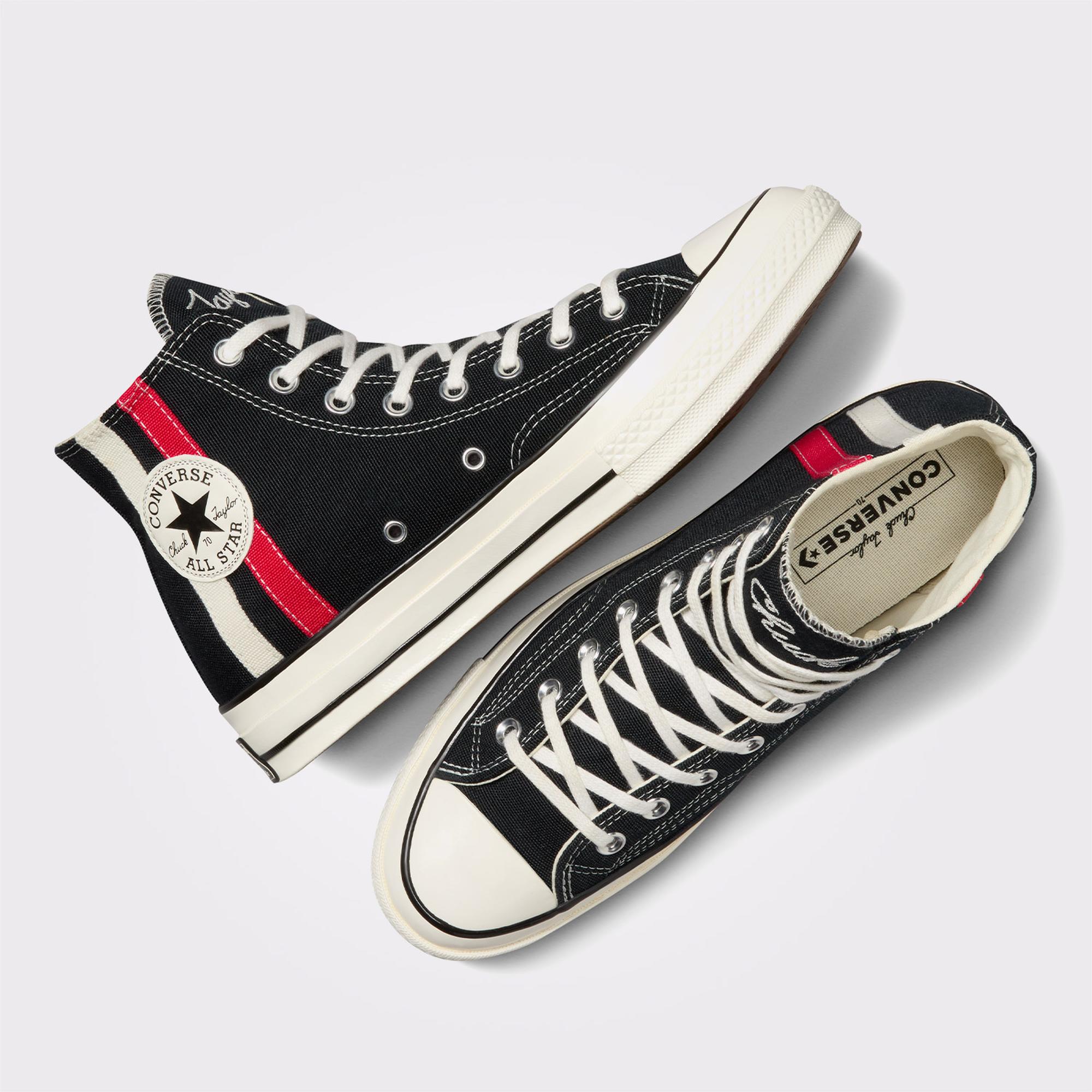 Converse Chuck 70 Archival Stripes Unisex Siyah Sneaker