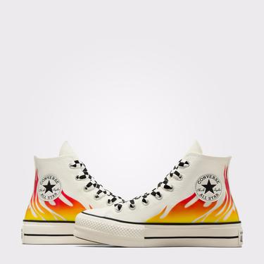  Converse Chuck Taylor All Star Lift Kadın Krem Platform Sneaker