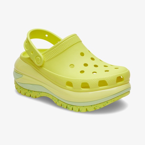 Crocs Classic Mega Crush Kadın Sarı Terlik