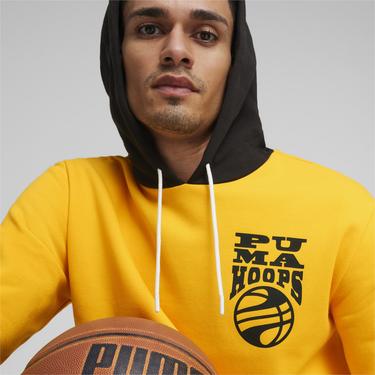  Puma Posterize 2.0 Erkek Sarı Hoodie