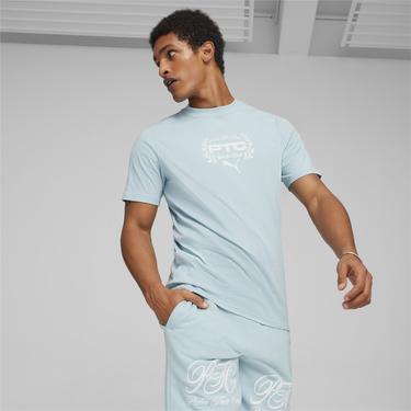  Puma X Ptc Graphic Erkek Mavi T-Shirt