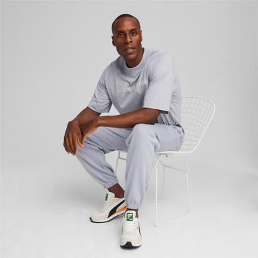  Puma Classics+ Erkek Gri T-Shirt