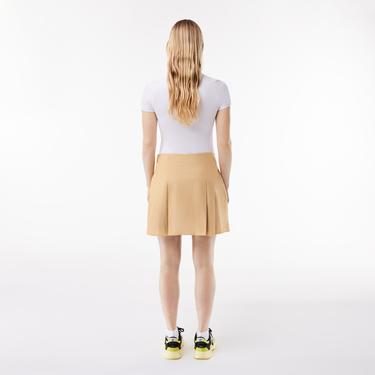  Kadın Regular Fit Bej Etek