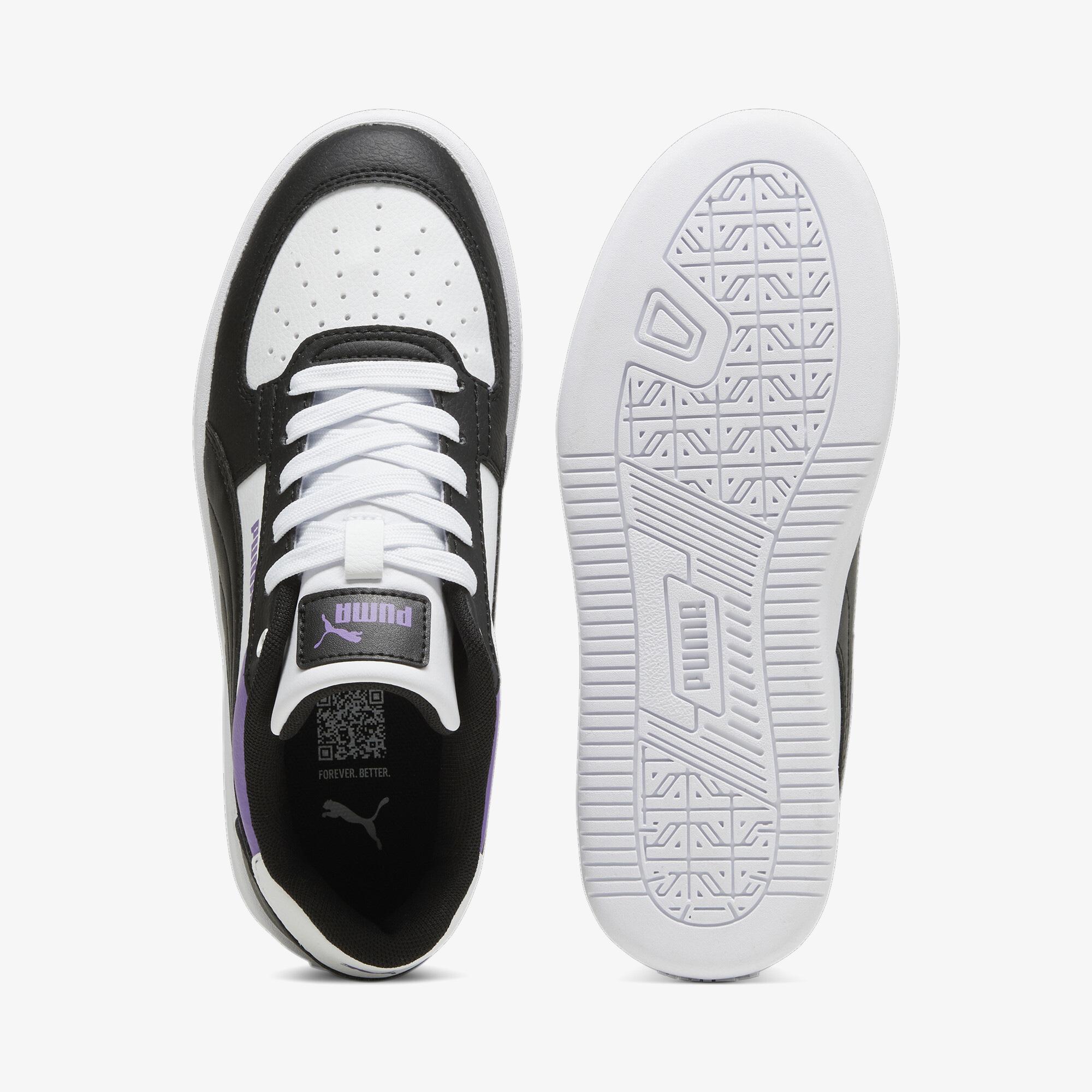 Puma Caven 2.0 Block Çocuk Siyah/Mor Spor Ayakkabı