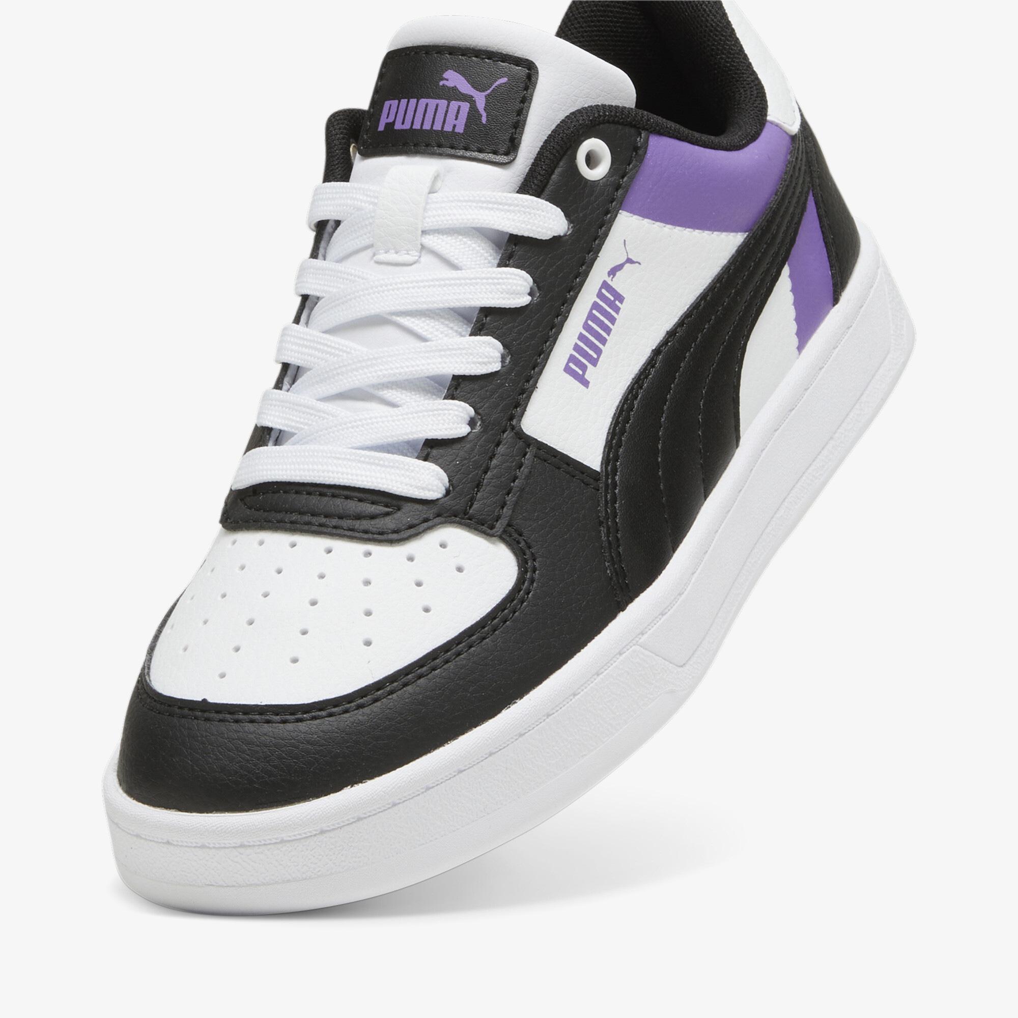 Puma Caven 2.0 Block Çocuk Siyah/Mor Spor Ayakkabı