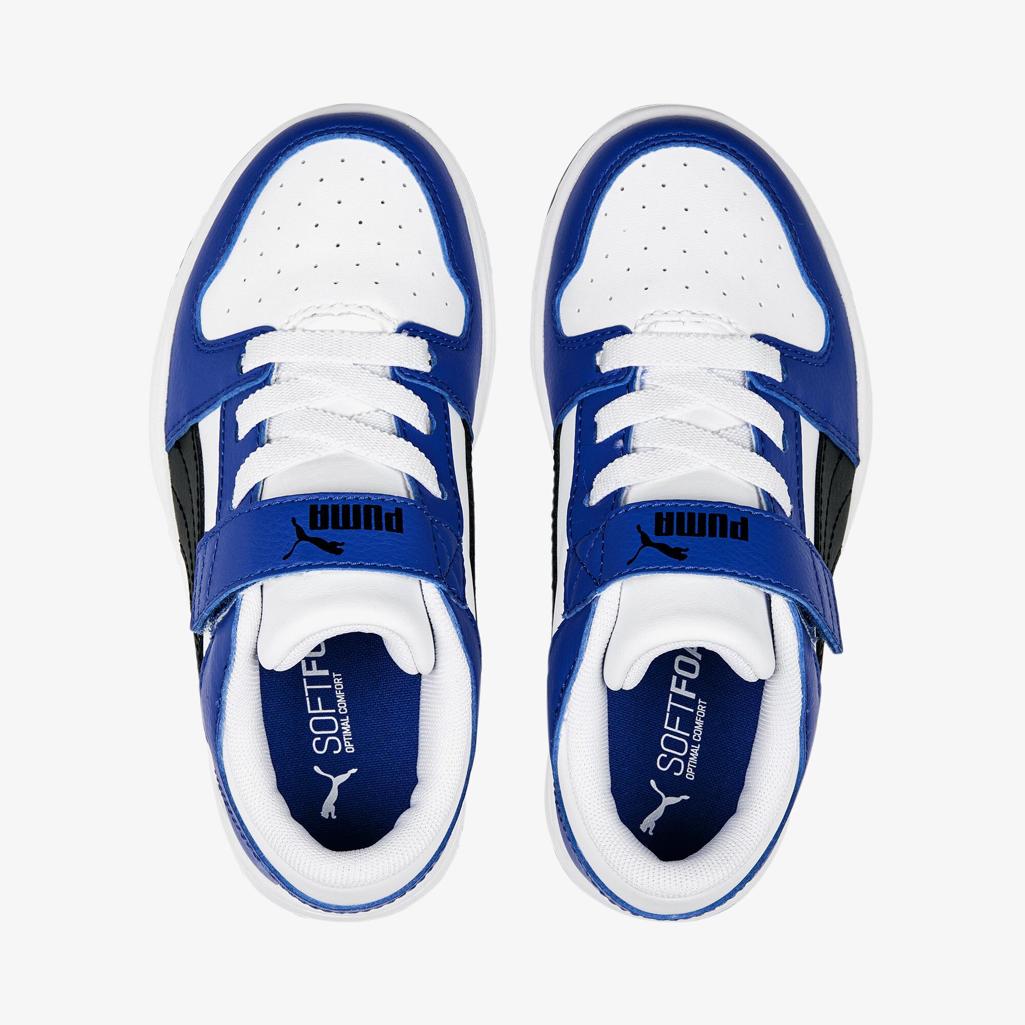 Puma Rebound Layup Lo Bantlı Çocuk Beyaz Spor Ayakkabı