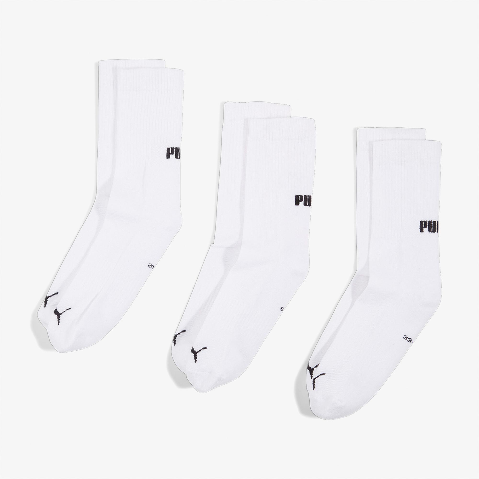 Puma New Generation C 3'lü Unisex Beyaz Çorap