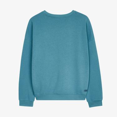  Skechers Essential Crew Neck Erkek Mavi Günlük Sweatshirt