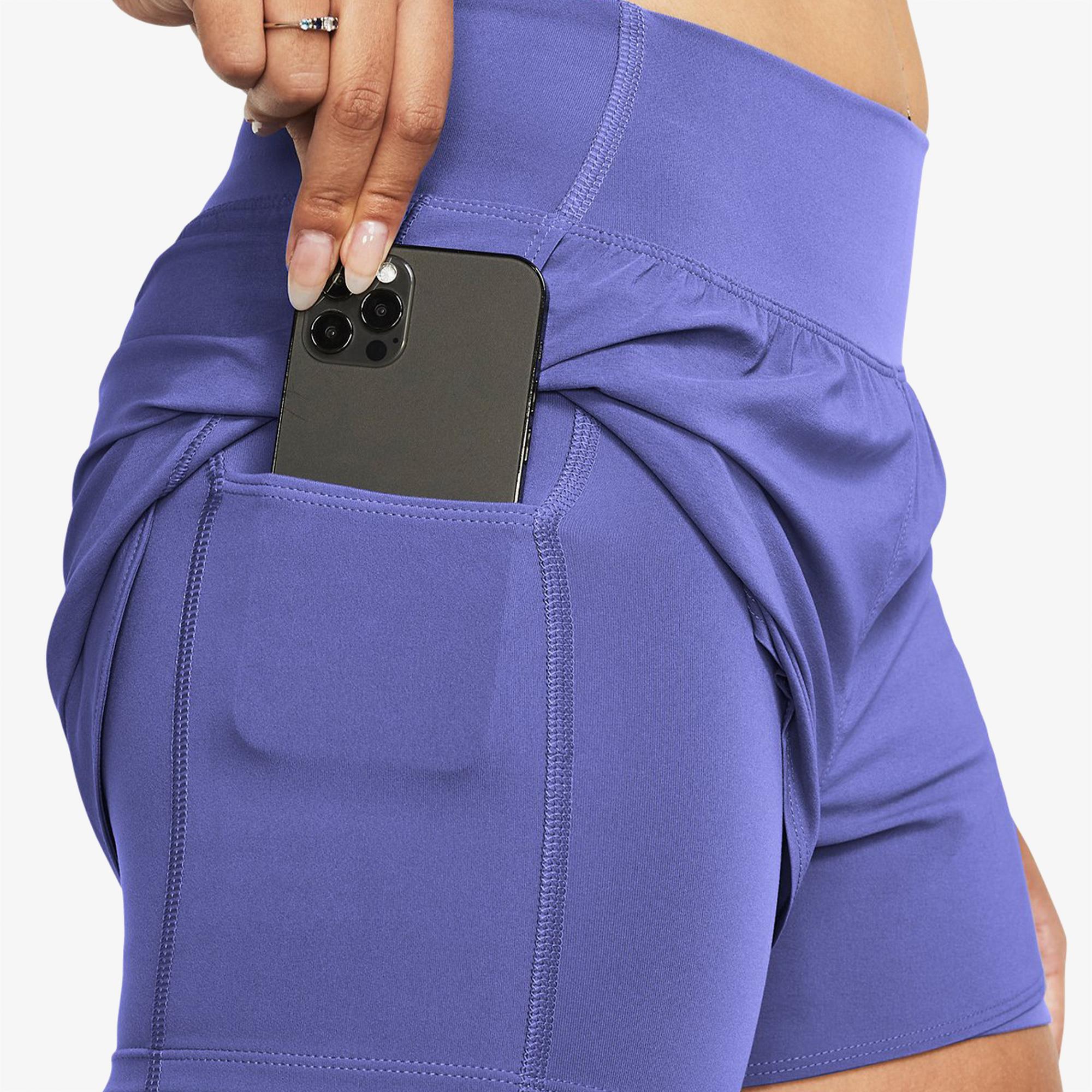 Under Armour Flex Woven 2-in-1 Kadın Mor Şort