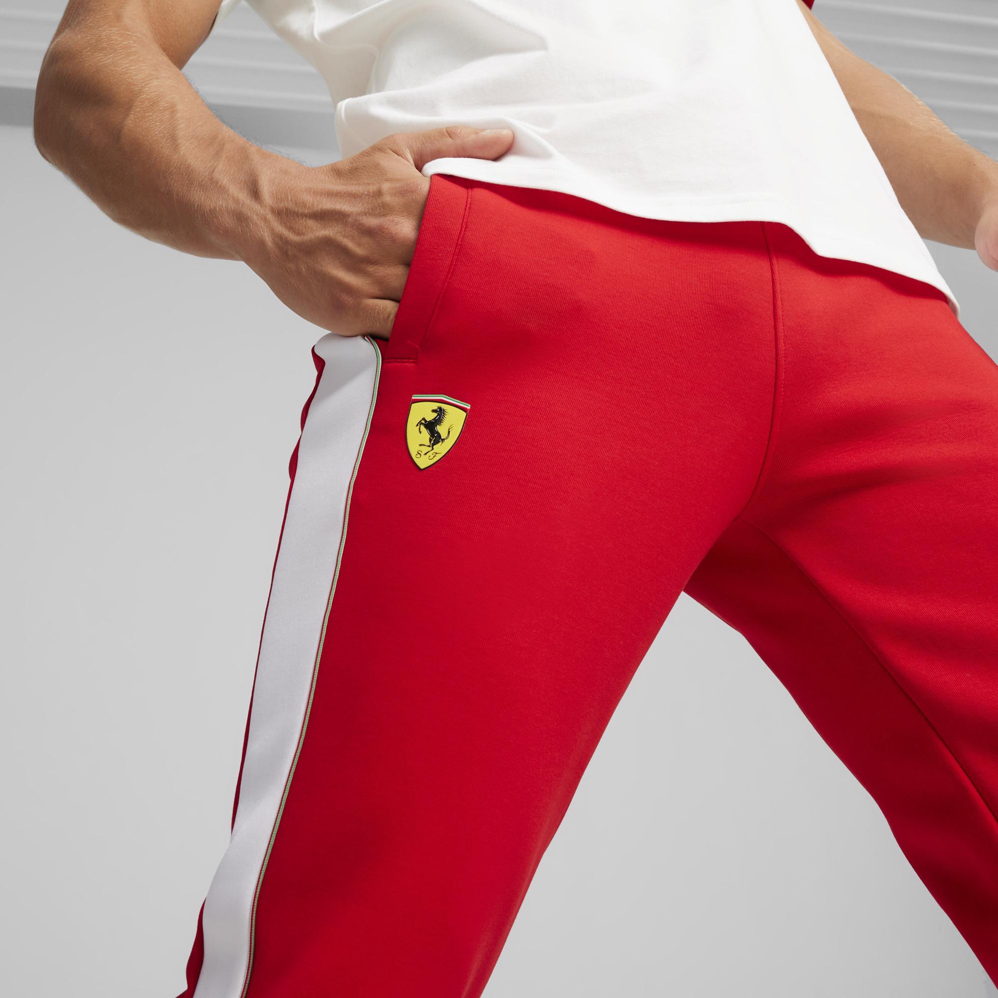 Puma Ferrari Race Iconic T7 Erkek Kırmızı Eşofman Altı