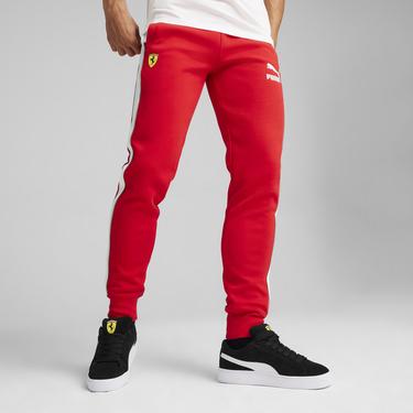 Puma Ferrari Race Iconic T7 Erkek Kırmızı Eşofman Altı