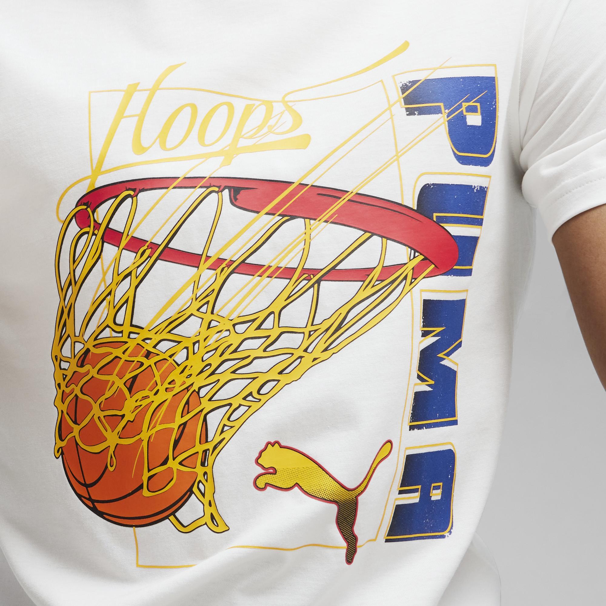 Puma Swished Unisex Beyaz Günlük T-Shirt