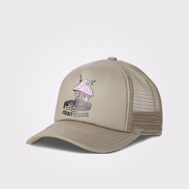  Converse CONS Unisex Baskılı Haki Şapka