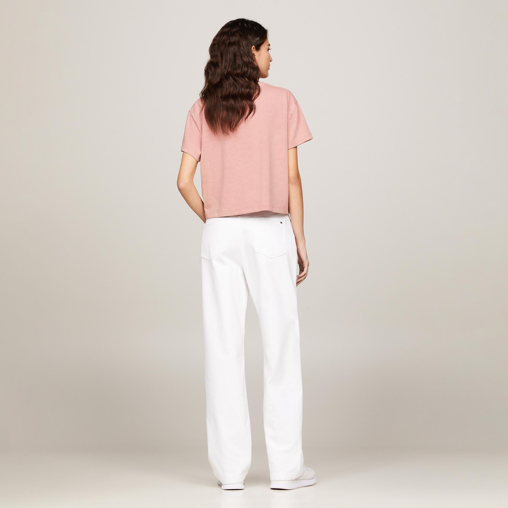 Tommy Hilfiger Kadın Pembe T-Shirt