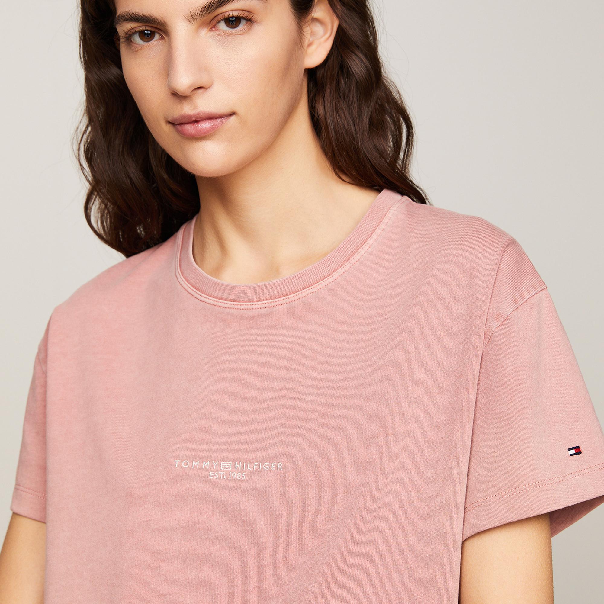Tommy Hilfiger Kadın Pembe T-Shirt