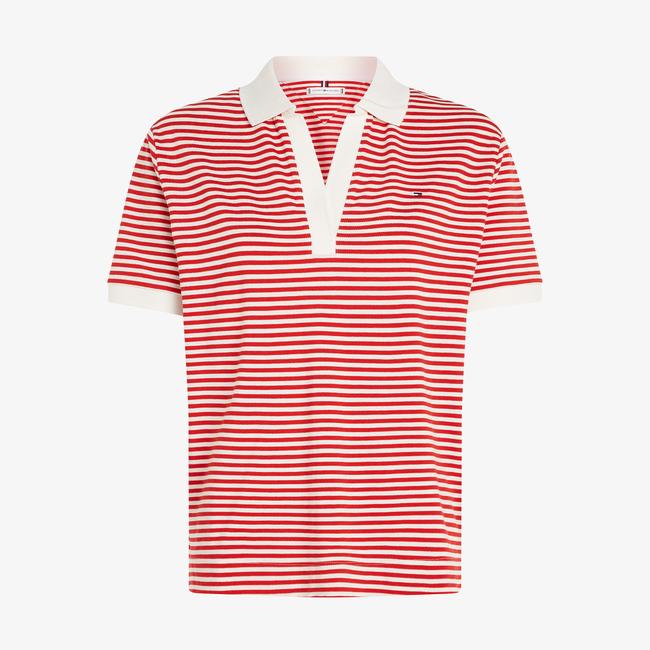  Tommy Hilfiger Kadın Kırmızı Polo