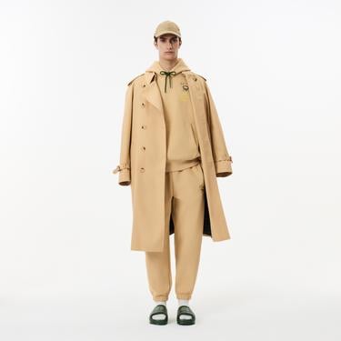  Unisex Relaxed Fit Kapüşonlu Bej Sweatshirt