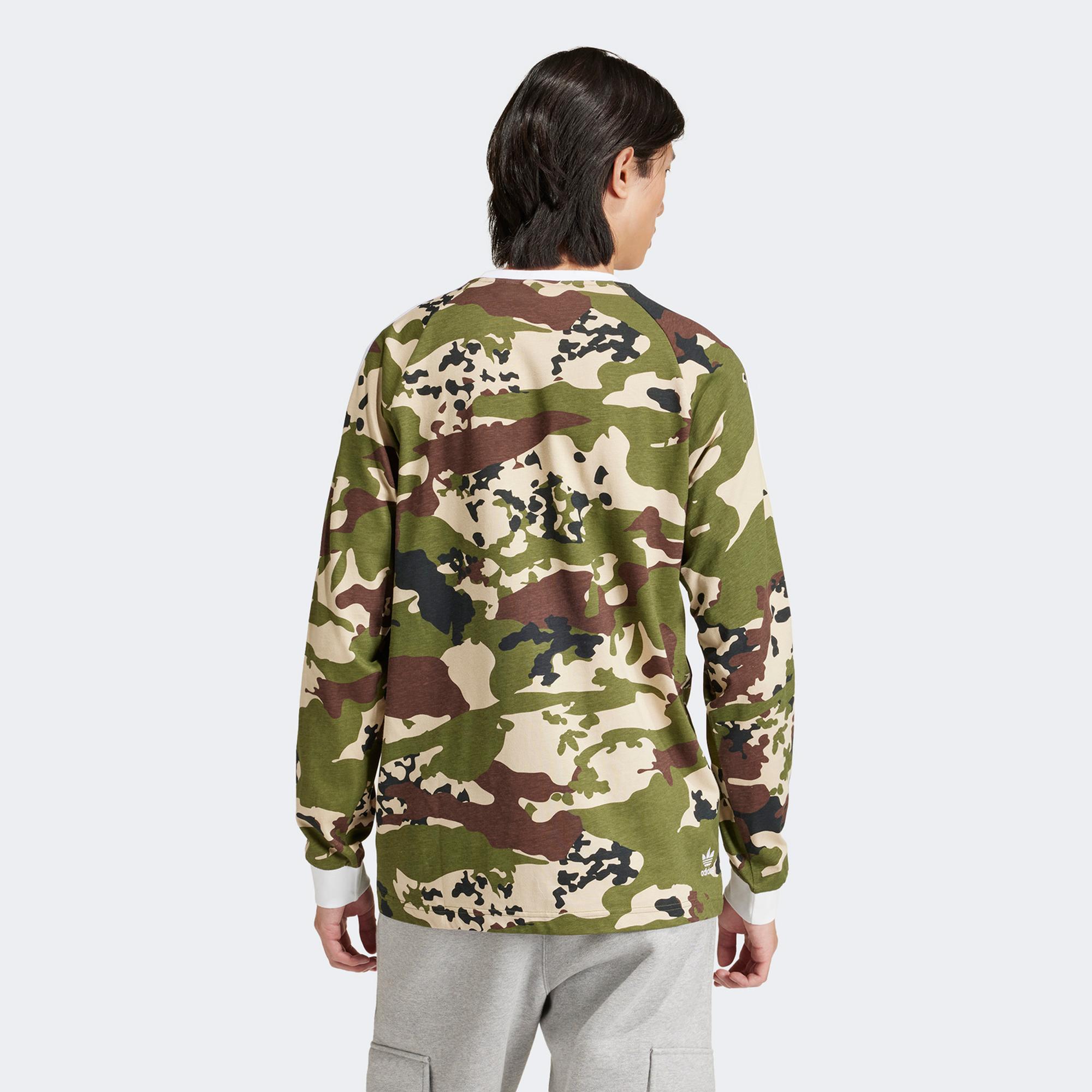 adidas Originals Camo Ls Cali Hf Erkek Beyaz T-Shirt